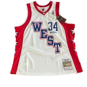 NWT Men Mitchell & Ness 2004 All Star Game Ray Allen Seattle Sonics Jersey XL